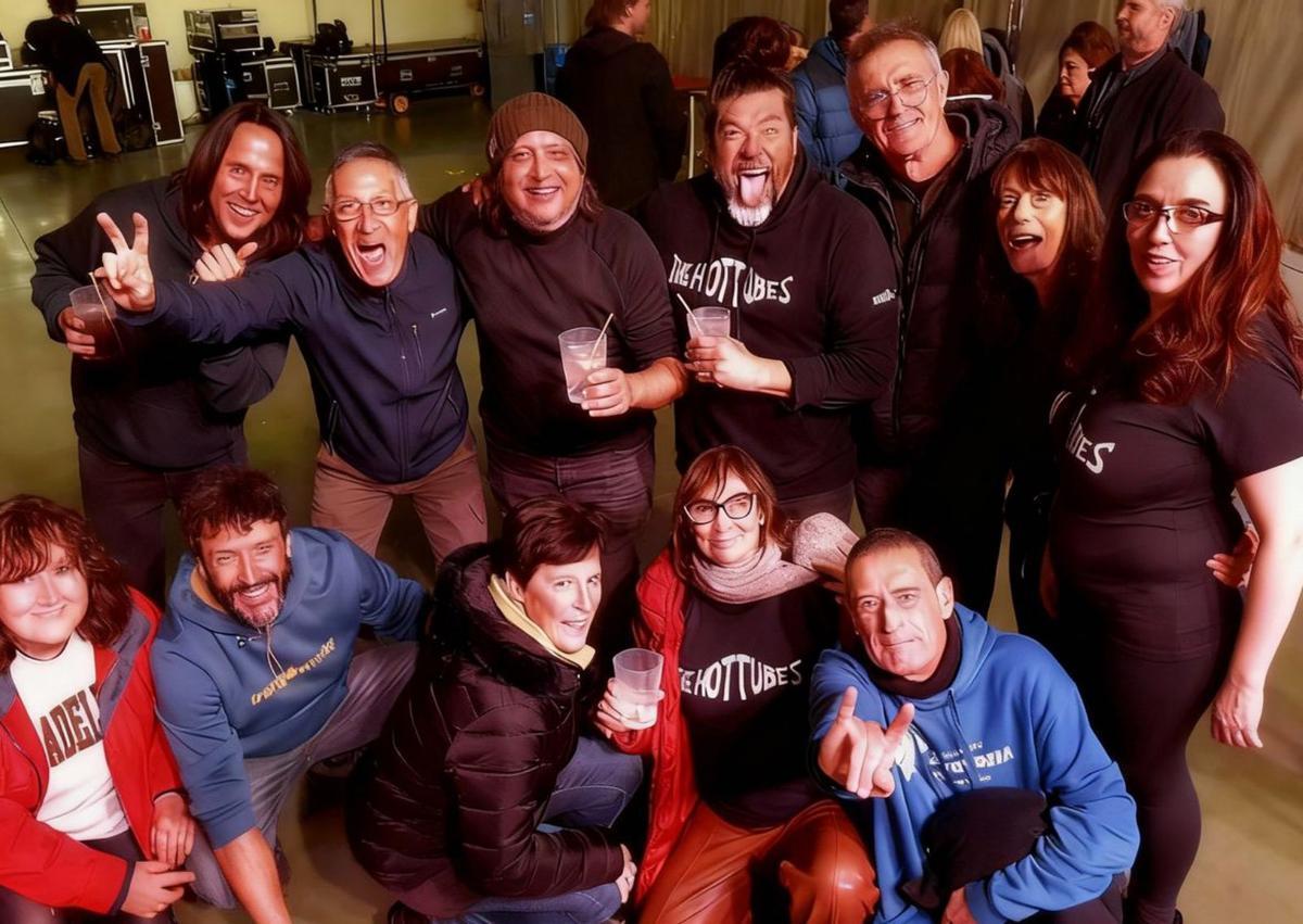 The Hot Tubes puso el broche final con un concierto dinámico y festivo.