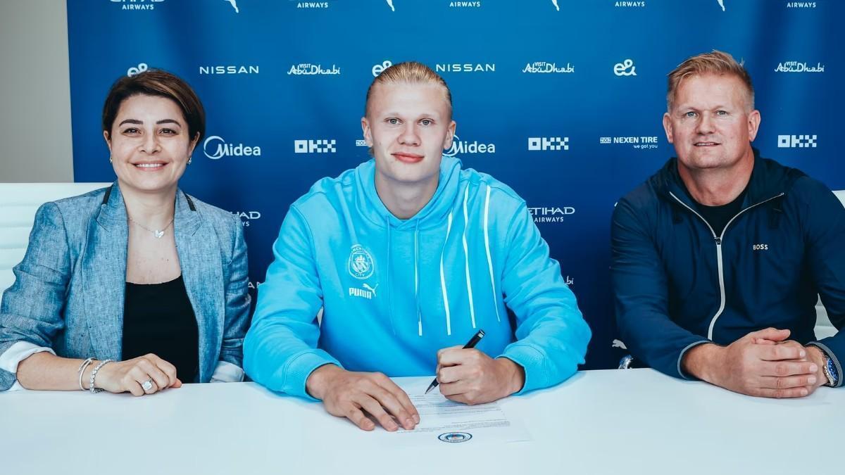 La agente de Haaland: "No ha existido ningún contacto por él"