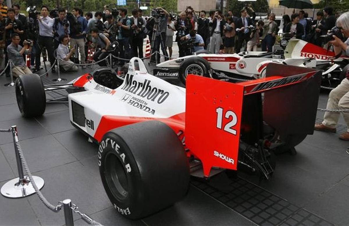 El McLaren Honda de Senna, del 1988. El McLaren Honda de Senna, del 1988.