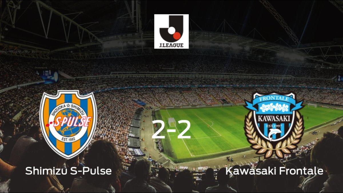 El Shimizu S-Pulse y el Kawasaki Frontale concluyen su encuentro liguero con un empate (2-2)