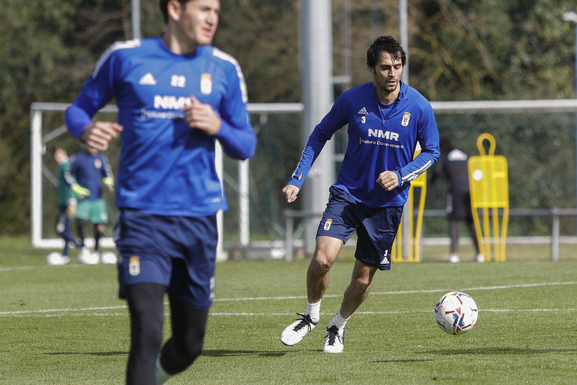 El entrenamiento del Oviedo