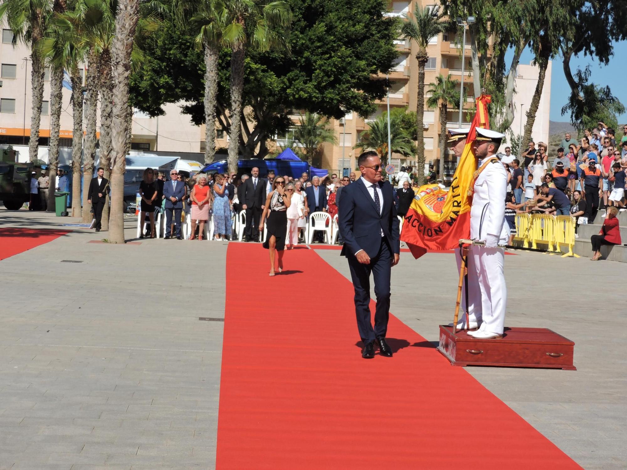 Jura de Bandera para personal civil en Águilas