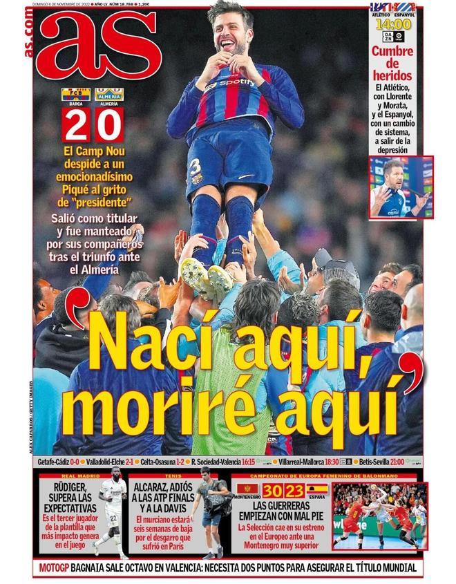 Estas son las portadas de la prensa deportiva de hoy