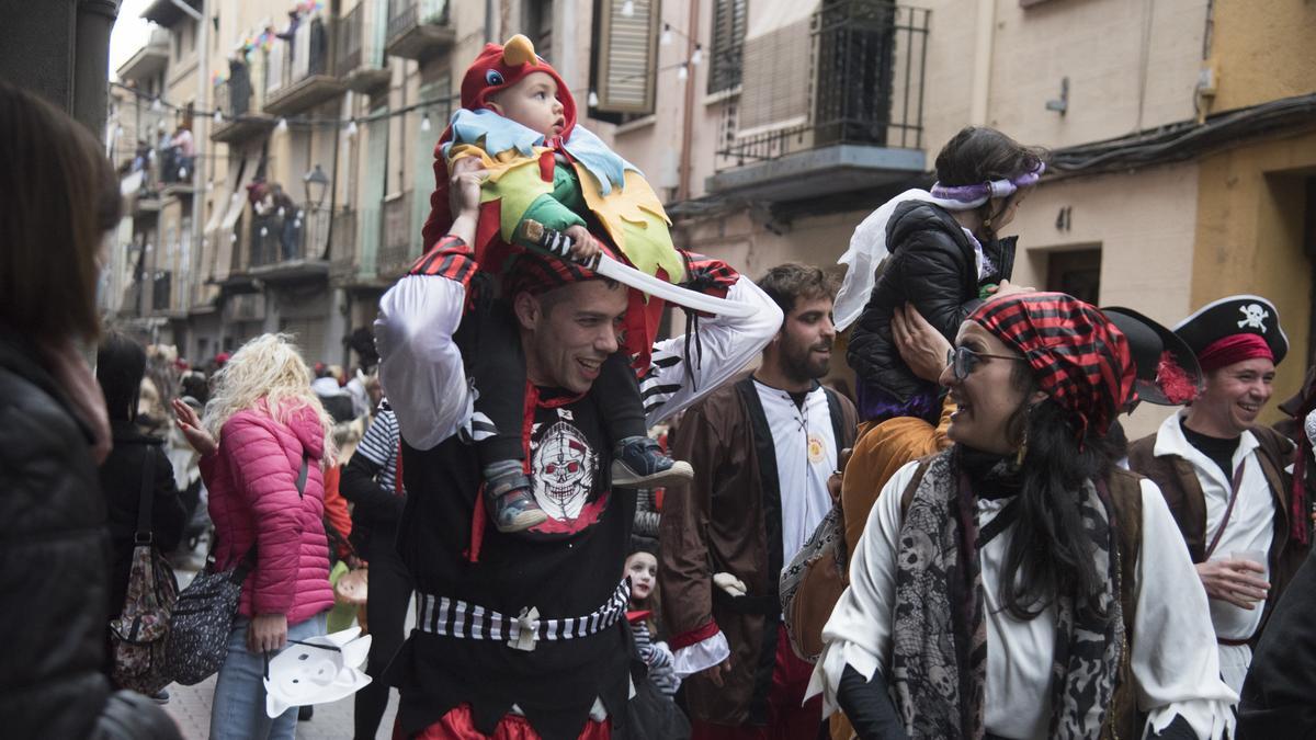 Un moment de la rua de dissabte del Carnaval del febrer passat