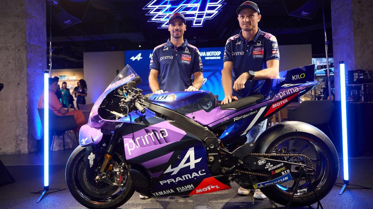 Alpine y Prima Pramac Yamaha Moto GP celebraron en Barcelona un exclusivo evento