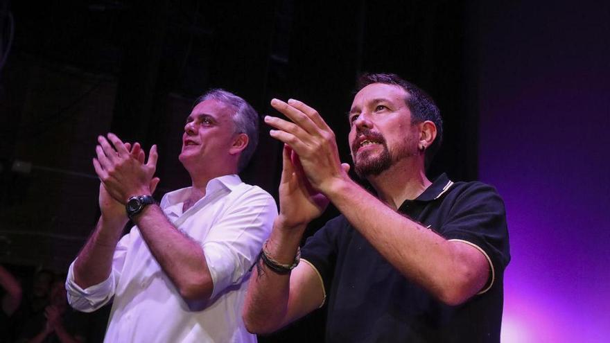 Pablo Iglesias arropa a Héctor Illueca para liderar la lista de Podem a la Generalitat