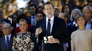 Mariano Rajoy: Ningú està fora de perill, però hem d’estar tranquils