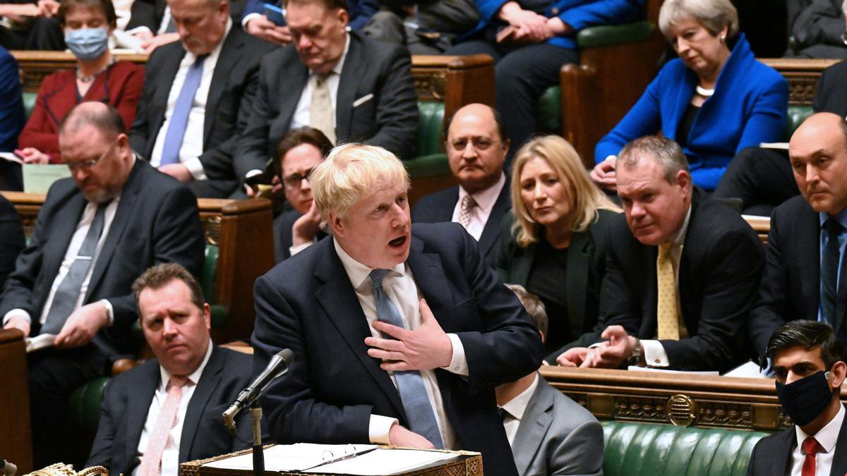 British Prime Minister Boris Johnson Ministerial Statement on the Sue Gray Report