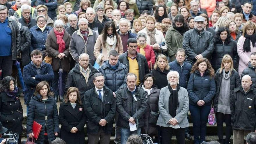 El Gobierno catalogó el crimen como violencia machista. Hubo concentraciones de repulsa. // Brais Lorenzo