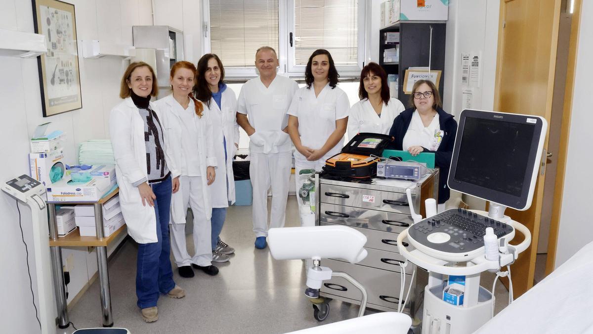 El equipo del centro de planificación familiar