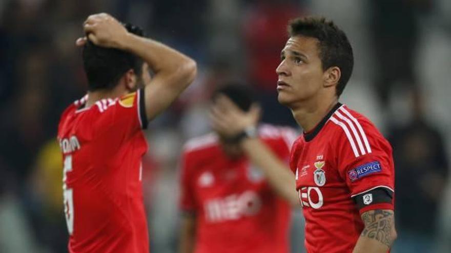 Rodrigo Moreno, delantero del Benfica.