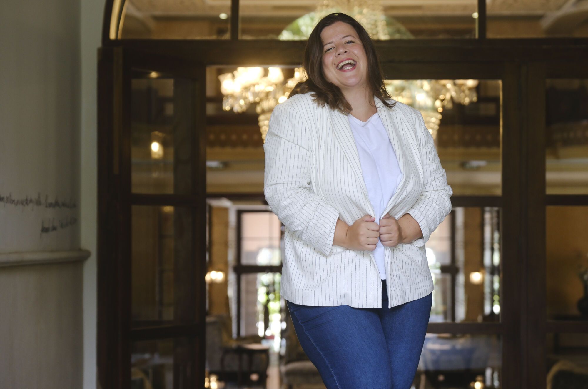 Delia Santana, cómica grancanaria