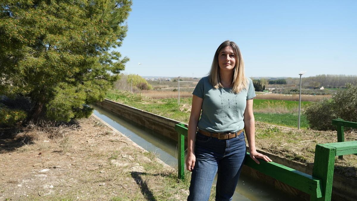 Leticia Izquierdo, técnica en la Cooperativa de Zuera