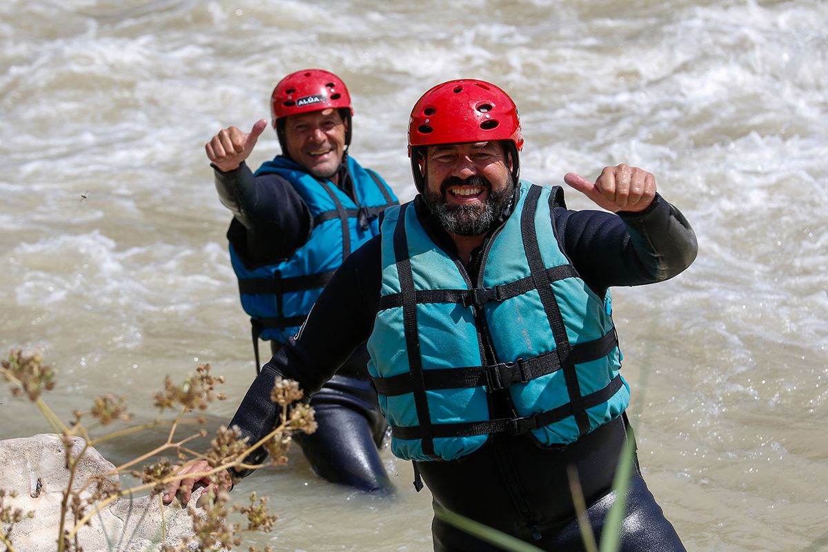 Disfruta del Río a golpe de remo. Rafting en el Río Genil