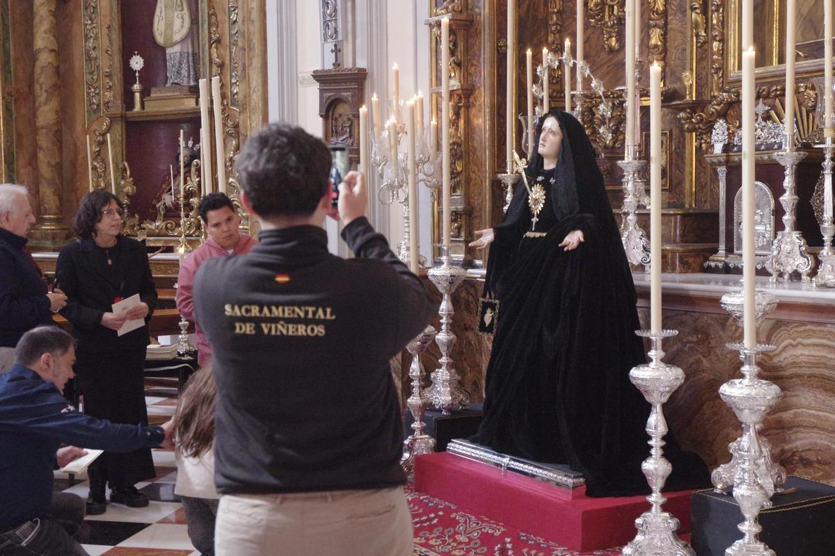 Semana Santa de Málaga 2026 | Pésame a la Santísima Virgen de Servitas