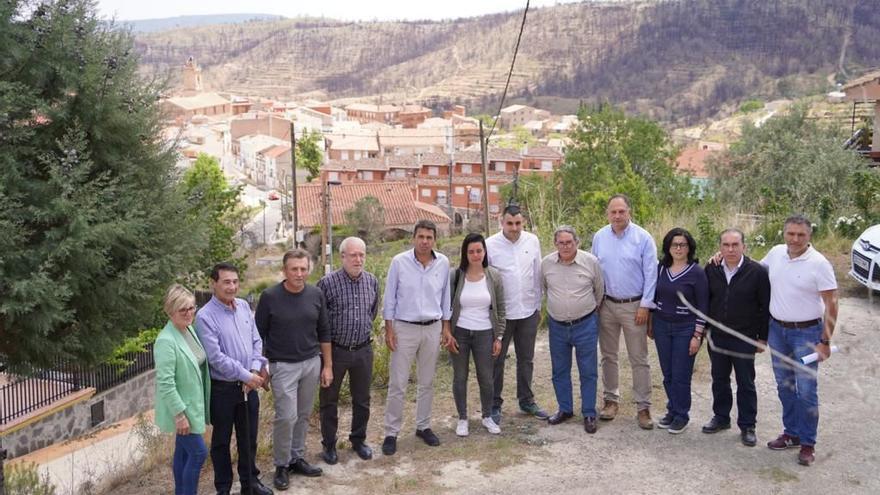 Mazón lamenta que las ayudas por el incendio de Bejís no hayan llegado 9 meses después