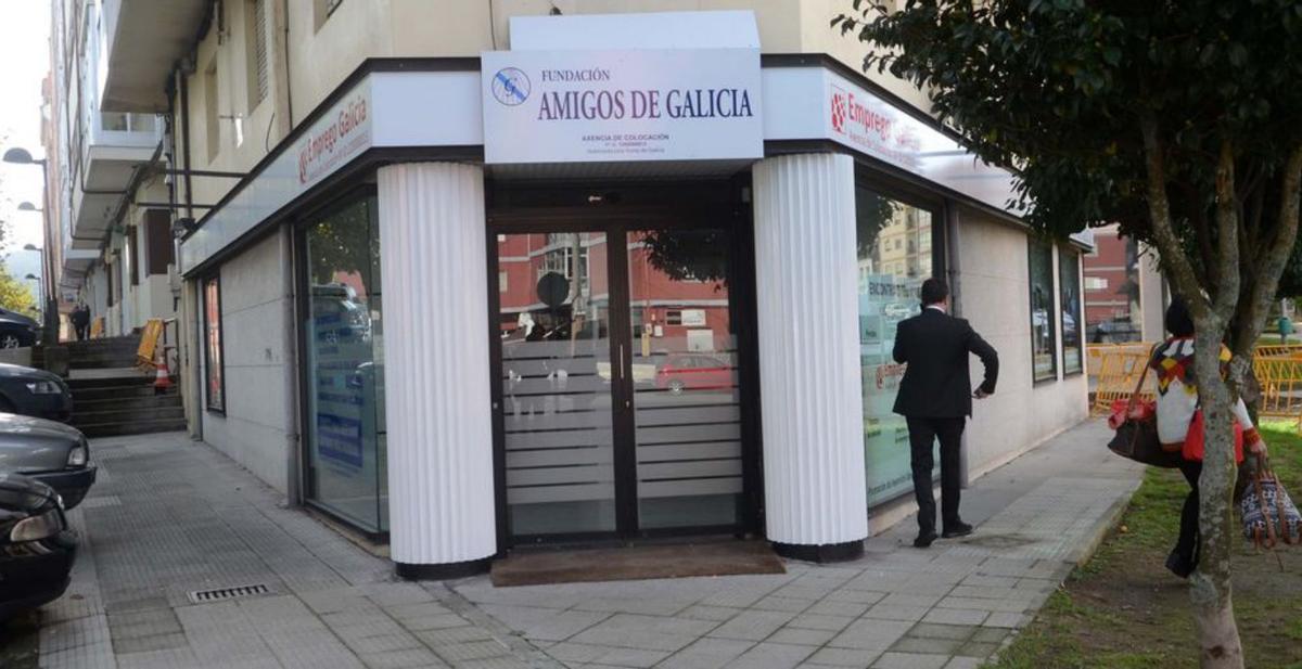 Sede del servicio de orientación laboral de Amigos de Galicia. | N.PARGA