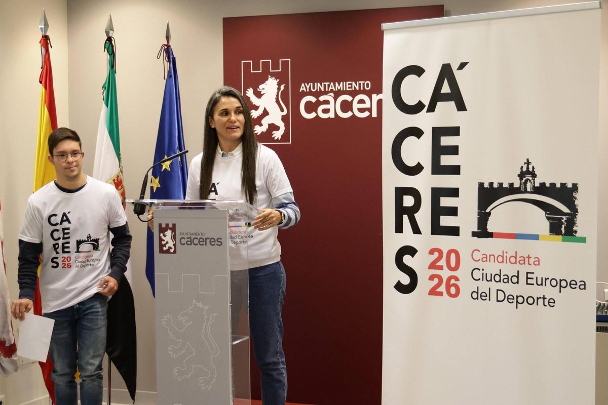 Presentación de la candidatura de Cáceres a la Capitalidad Europea del Deporte del 2026