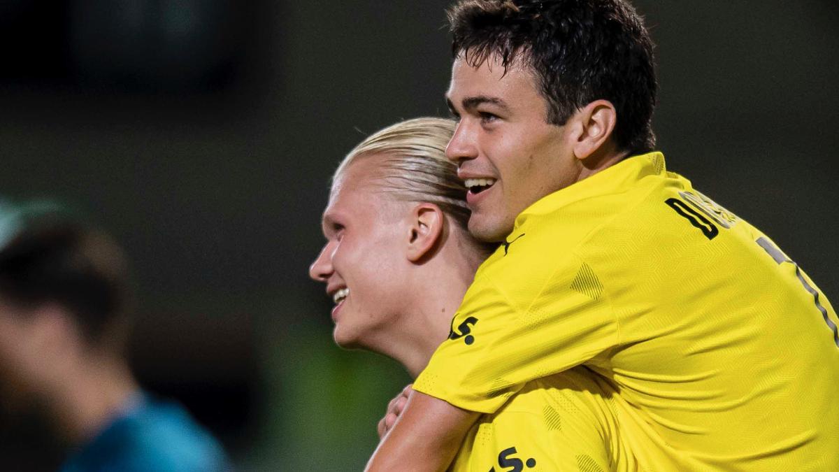 Un gran Haaland, mediante un triplete, lidera al Borussia Dortmund