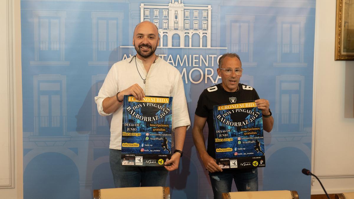 Presentación de la Crono Subida a Balborraz con Gaspar Cadenas y Manuel Alesander Alonso