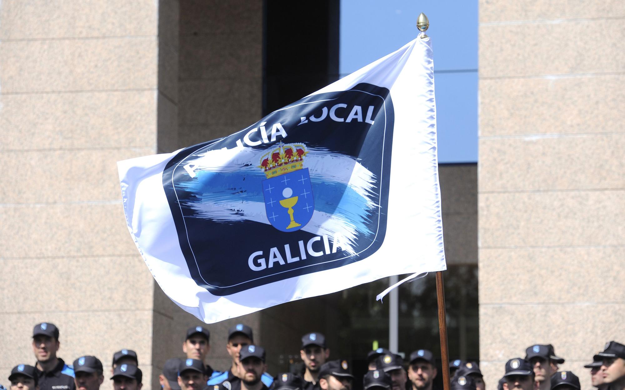 Masiva entrega de distinciones en la academia gallega de Policía Local