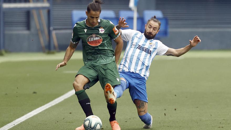 El Dépor pierde 1-0 en Málaga