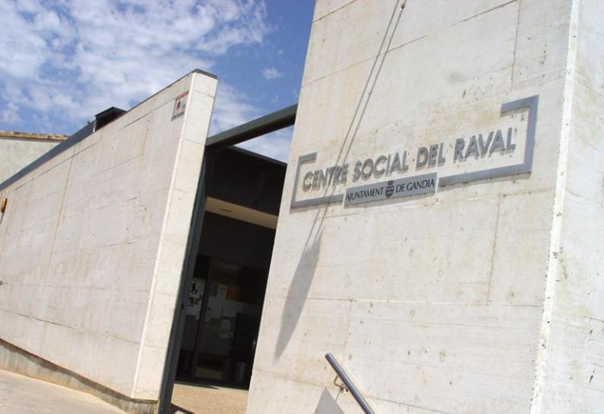 El centro social del Raval de Gandia, en imagen de archivo.