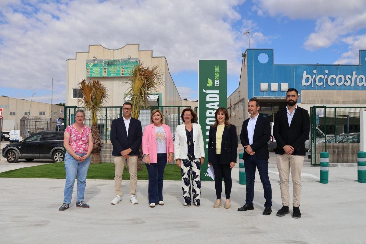 Representantes de los municipios, del Consorcio y de la UTE