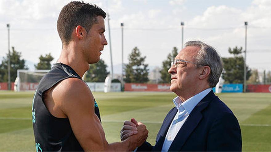 Cristiano se incorpora a los entrenamientos del Madrid