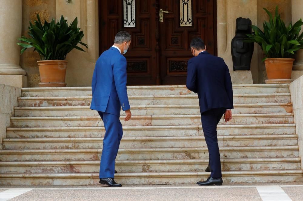 Encuentro del rey Felipe VI con Pedro Sánchez