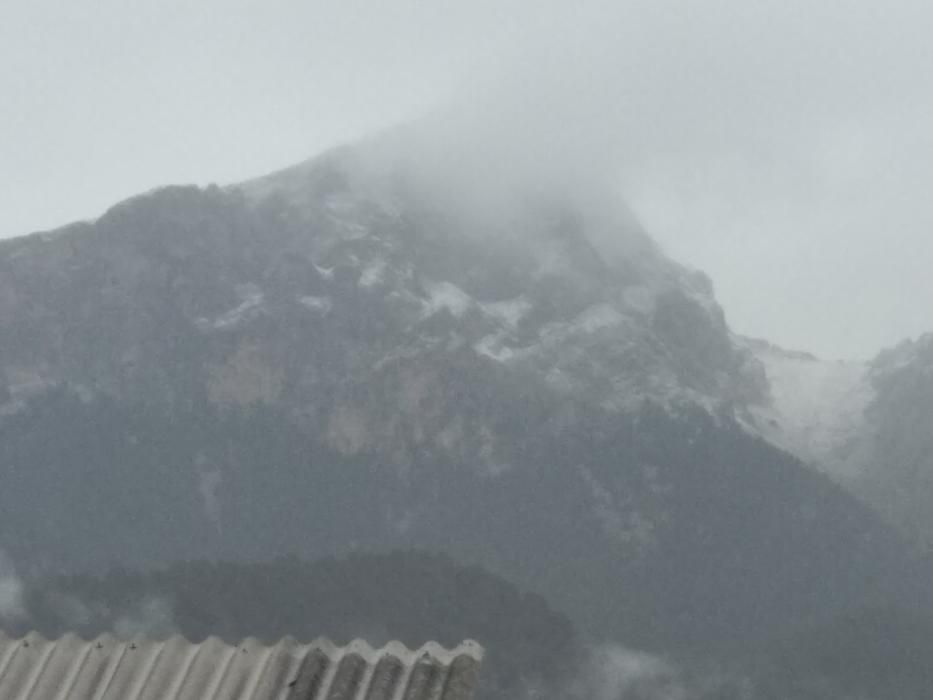 Nieve en la Serra de Tramuntana
