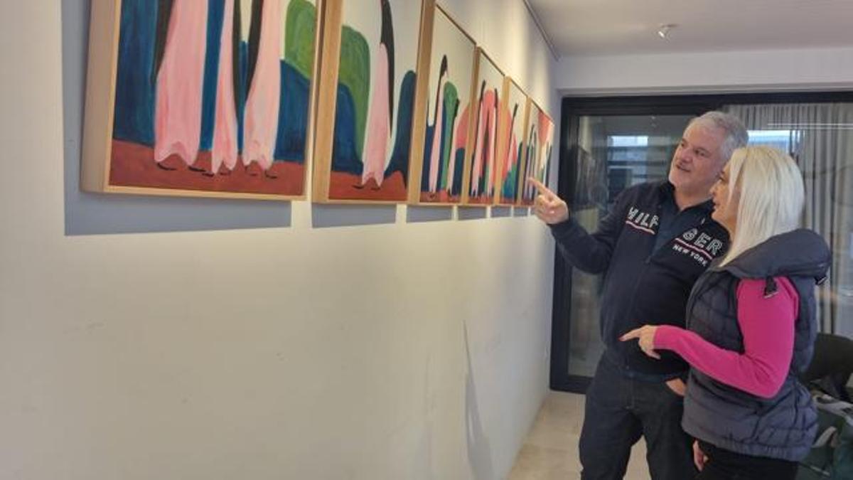 La exposición se puede visitar en el espacio Q Real Estate hasta el 17 de abril.