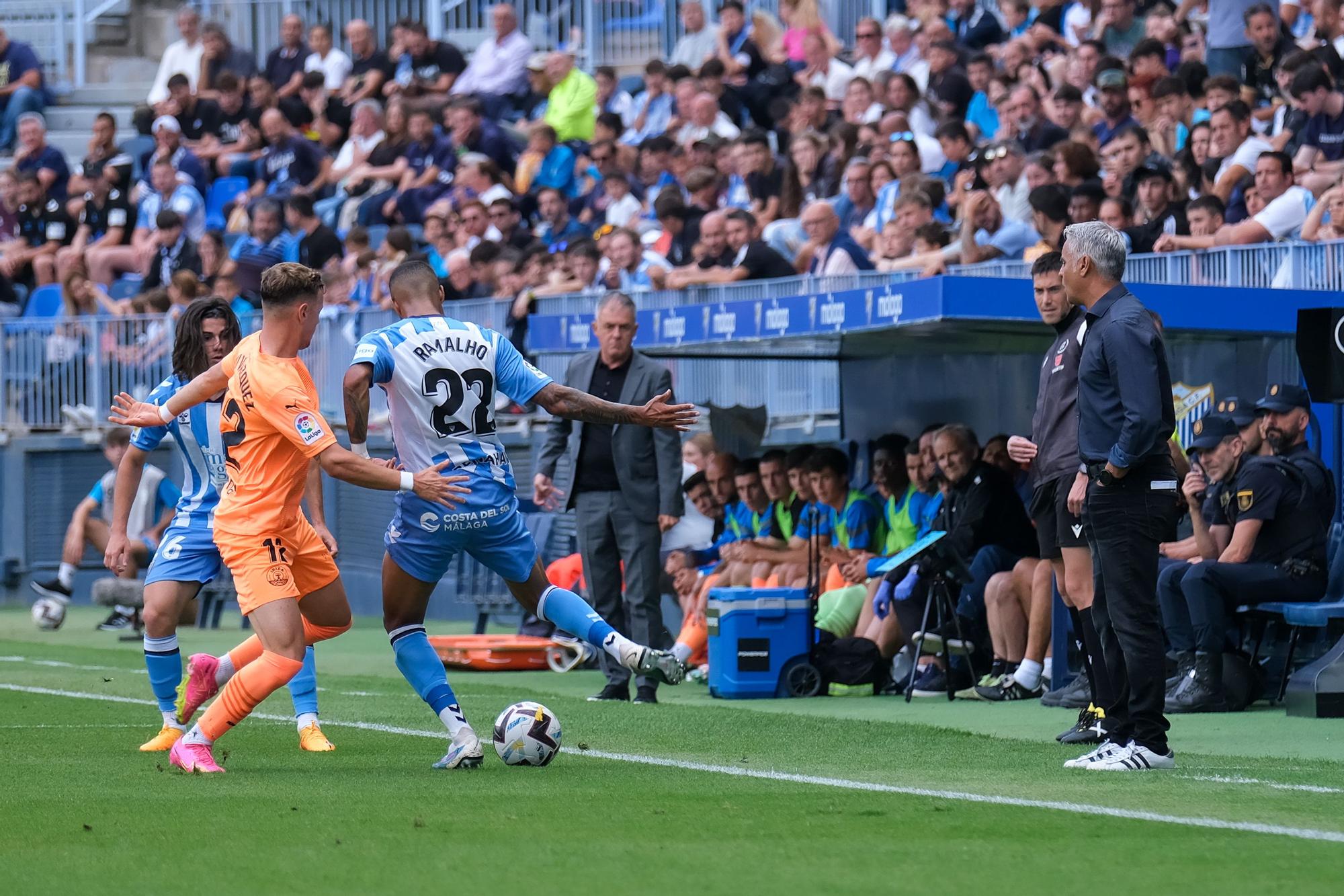 El Málaga CF - UD Ibiza, último partido de la Liga 22/23, en imágenes