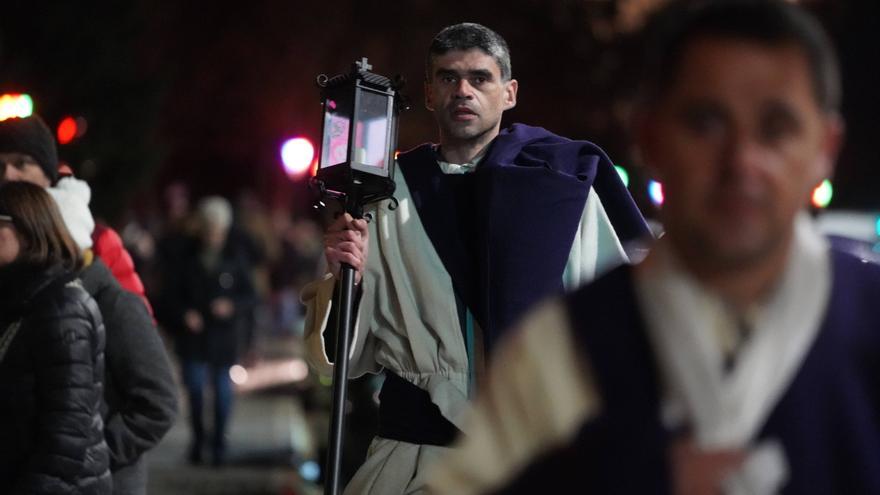 La lluvia obliga a suspender la procesión del Vía Crucis de Zamora