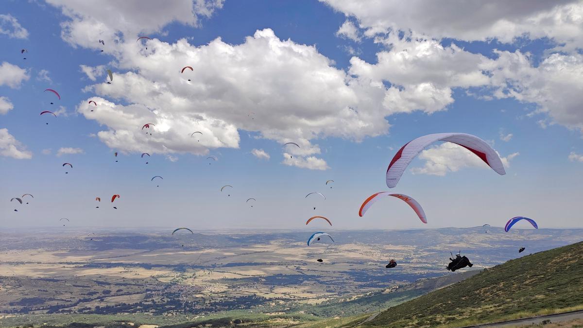 Parapente en Ávila.