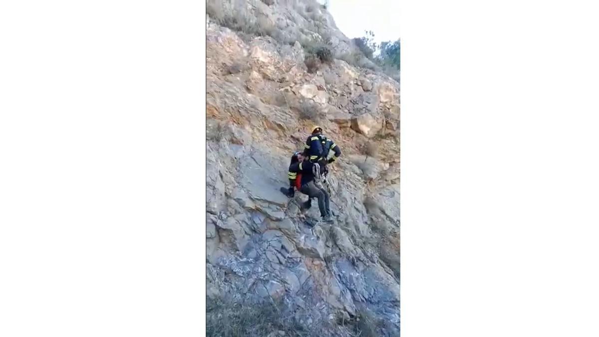 Montañista rescatado en Fontcalent
