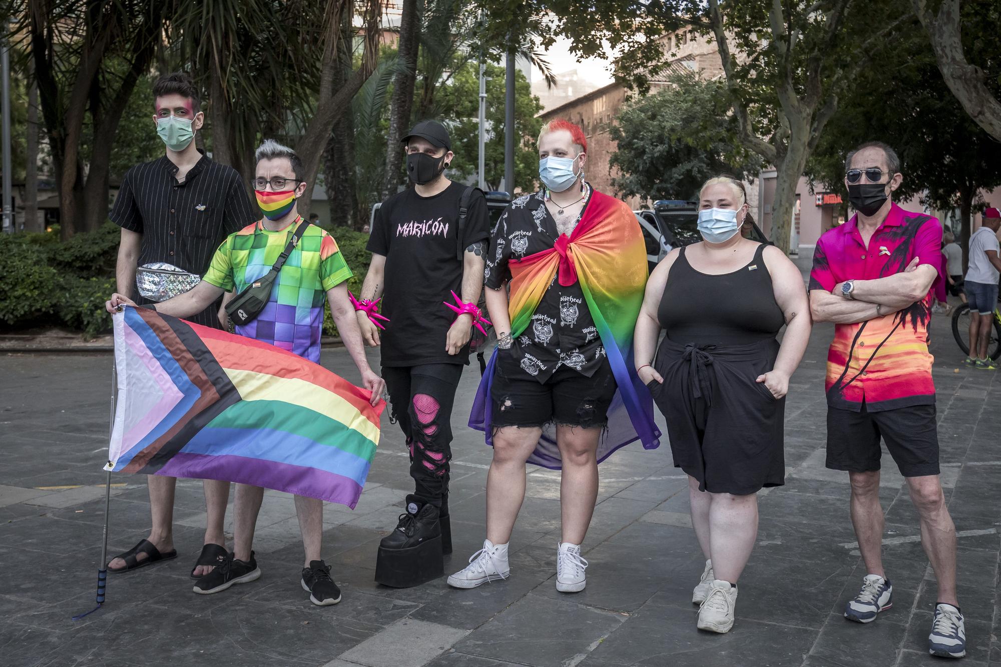 Manifestación LGTBI en Palma: «Sufrimos agresiones cada día»