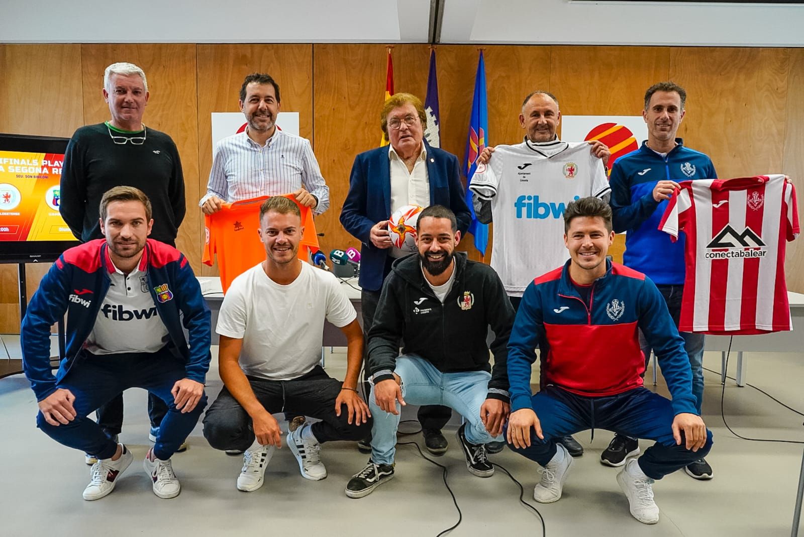 Presentación del play-off de Tercera División en la FFIB