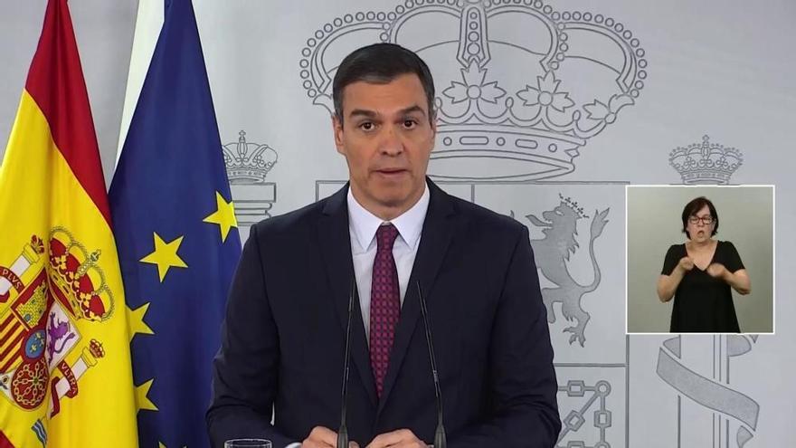 Sánchez reclama unidad a los partidos como mejor homenaje a los fallecidos