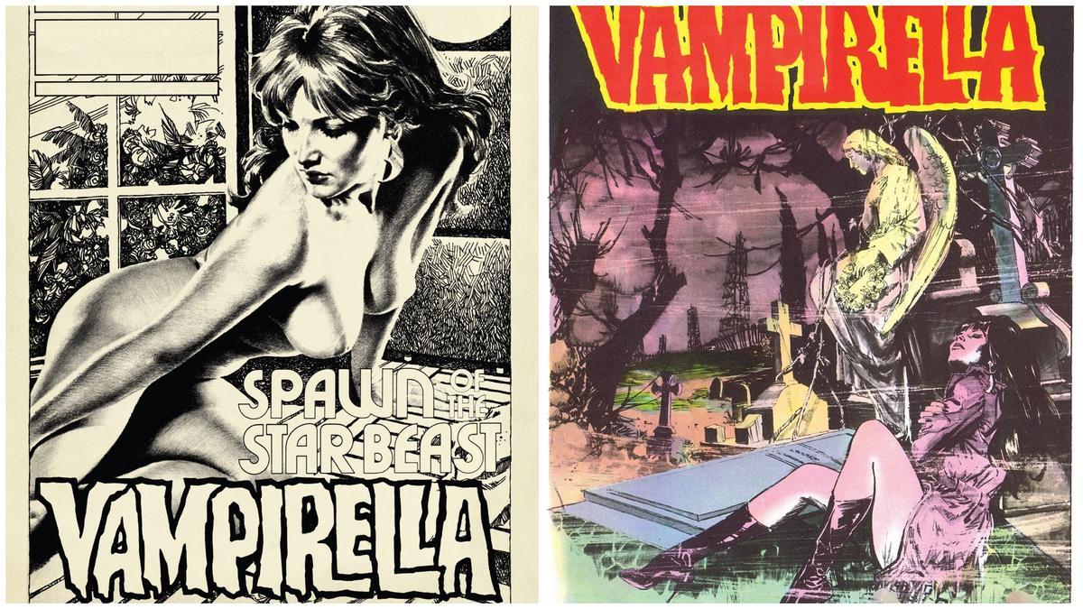 Páginas de Vampirella, por Pepe González.