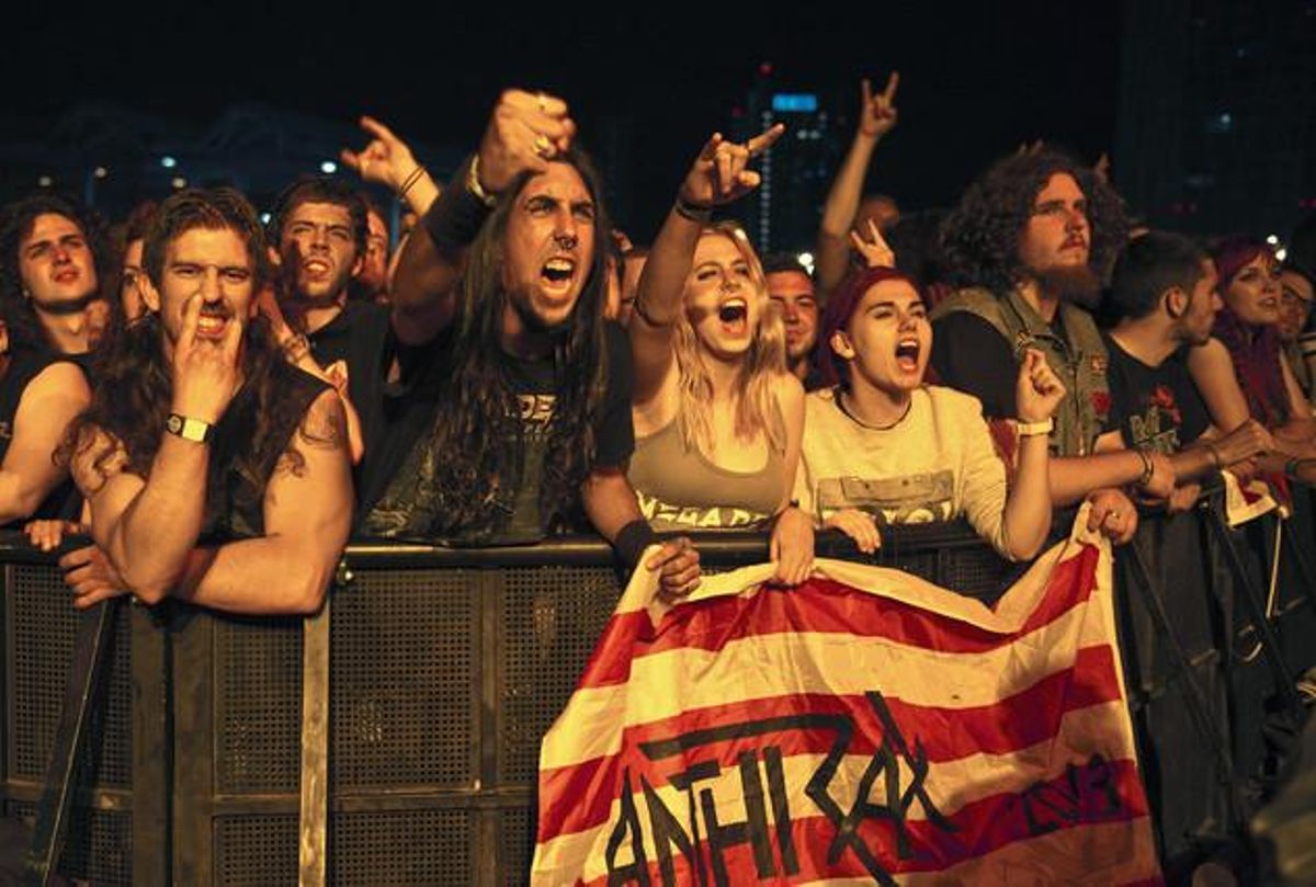 Festival Sonisphere. Concert del grup Ghost, Iron Maiden, Anthrax i Megadeth al Fòrum