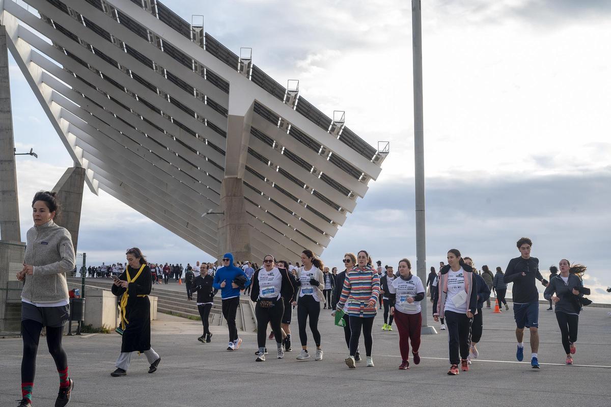 Barcelona corre contra el cáncer en el Fòrum