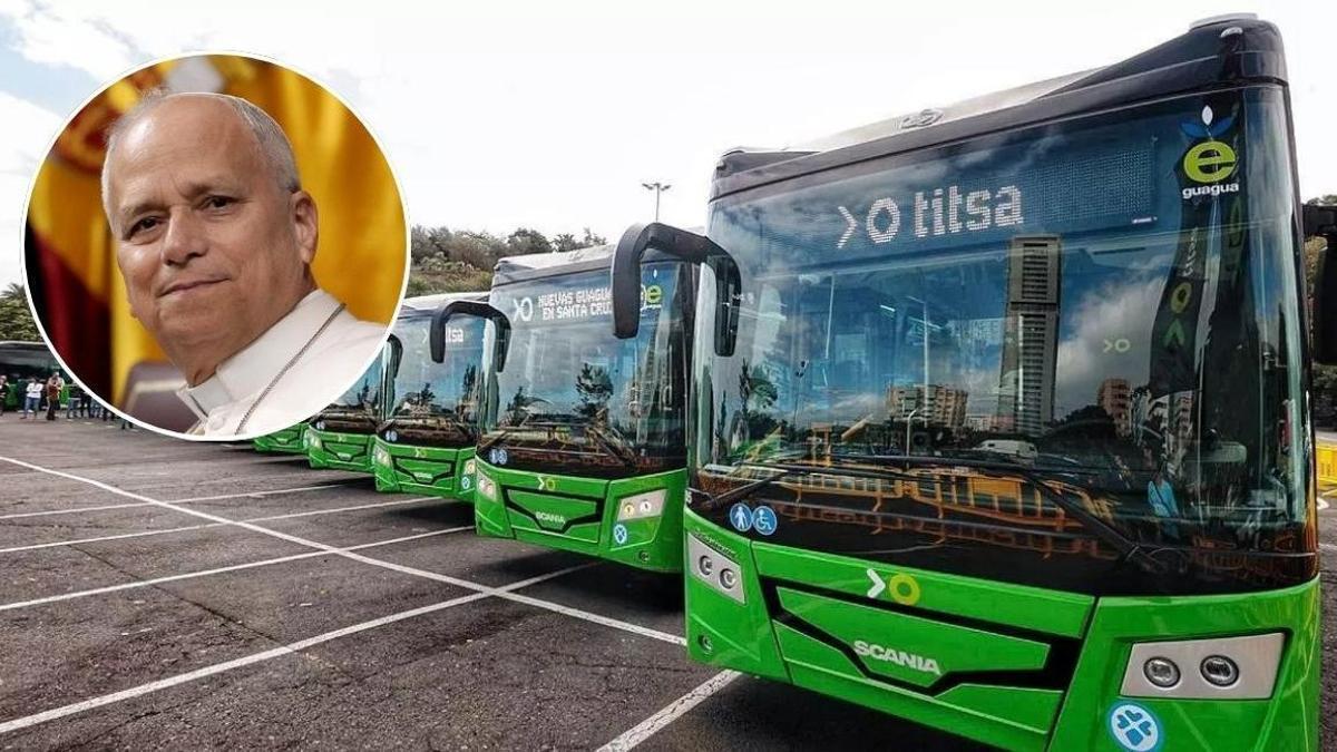 La visita del papa León XIV a Tenerife provocará cambios en el transporte público de La Laguna