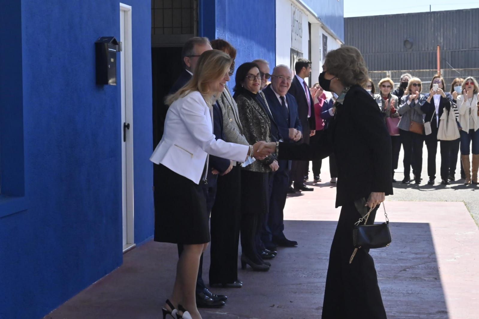 La reina emérita Sofía, de visita en Castelló