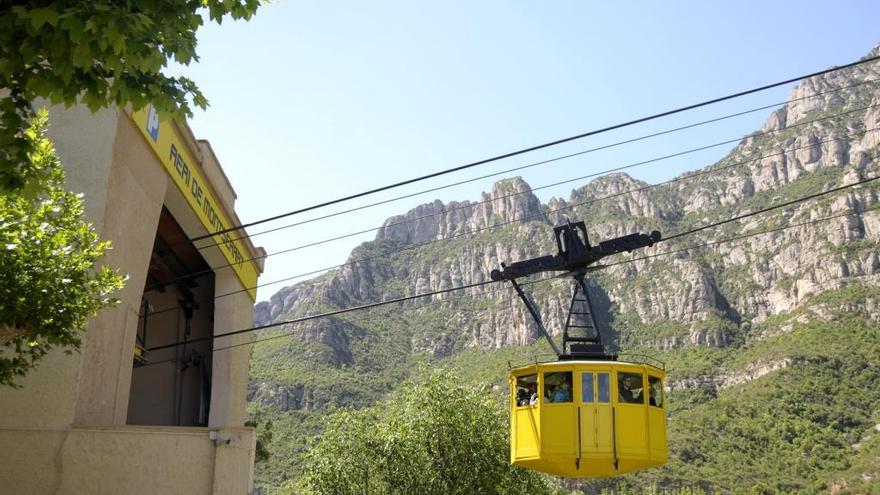 Una de les dues &#039;cistelles&#039; de l&#039;aeri de Montserrat