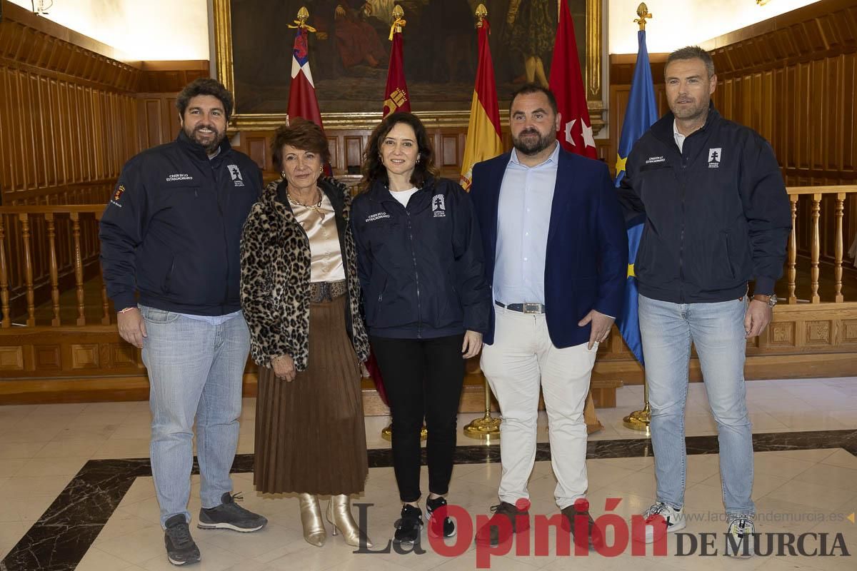 Así ha sido la visita de Isabel Díaz Ayuso a Caravaca de la Cruz