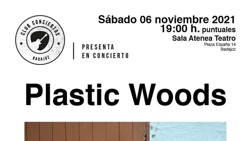 Plastic Woods actúa en Atenea con el Club Conciertos de Badajoz