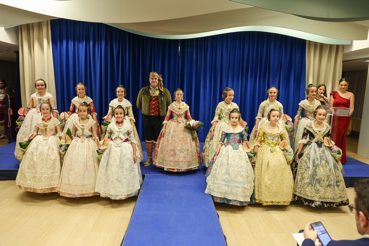 La corte de honor infantil, en un acto de este fin de semana