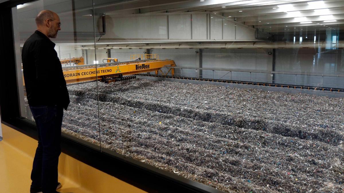 Planta de compostaje de Guadassuar, en una imagen de archivo.