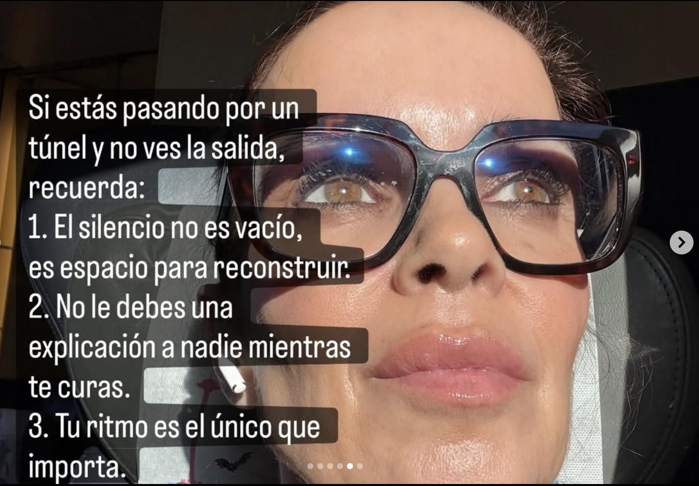 Carme Chaparro tuvo lunes de reflexión en medio de su enfermedad